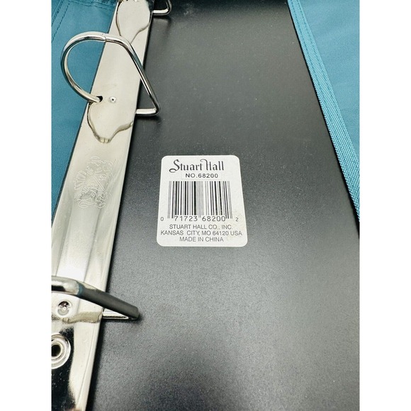 Vtg NWT 1998 Looney Tunes 3-Ring Binder Stuart Hall Green Taz Bugs Bunny Daffy - Picture 10 of 13